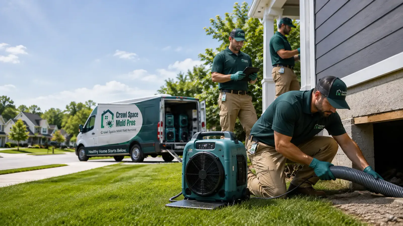 Crawl Space Mold Removal in Klamath, CA